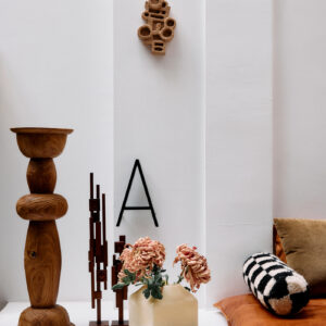 HKliving Forma glassvase i krem – bilde 5