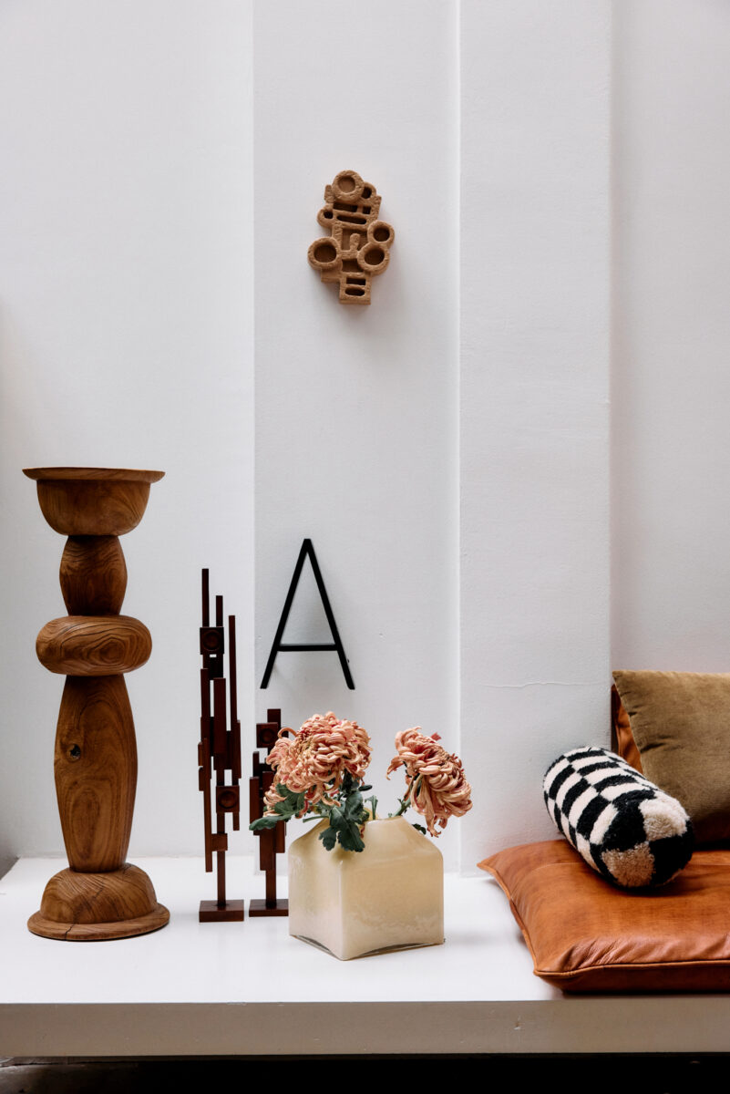 HKliving Forma glassvase i krem – bilde 5