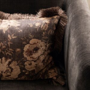 Artwood Rosehill Putetrekk Brun med Frynser 60×60 cm