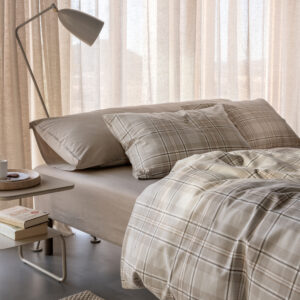 Isak Flanellsengesett Beige fra Høie