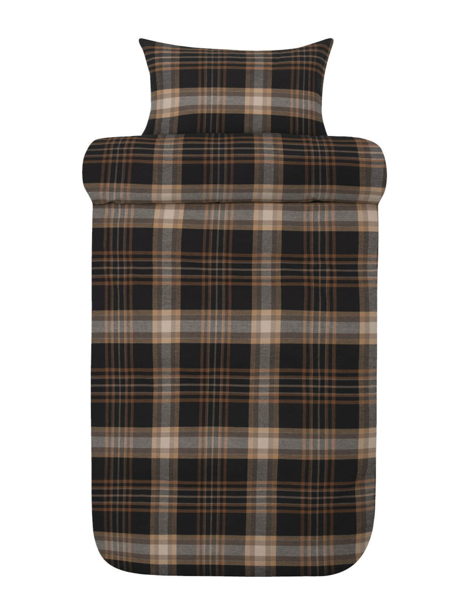 Richard Flanellsengesett Dempet Sort