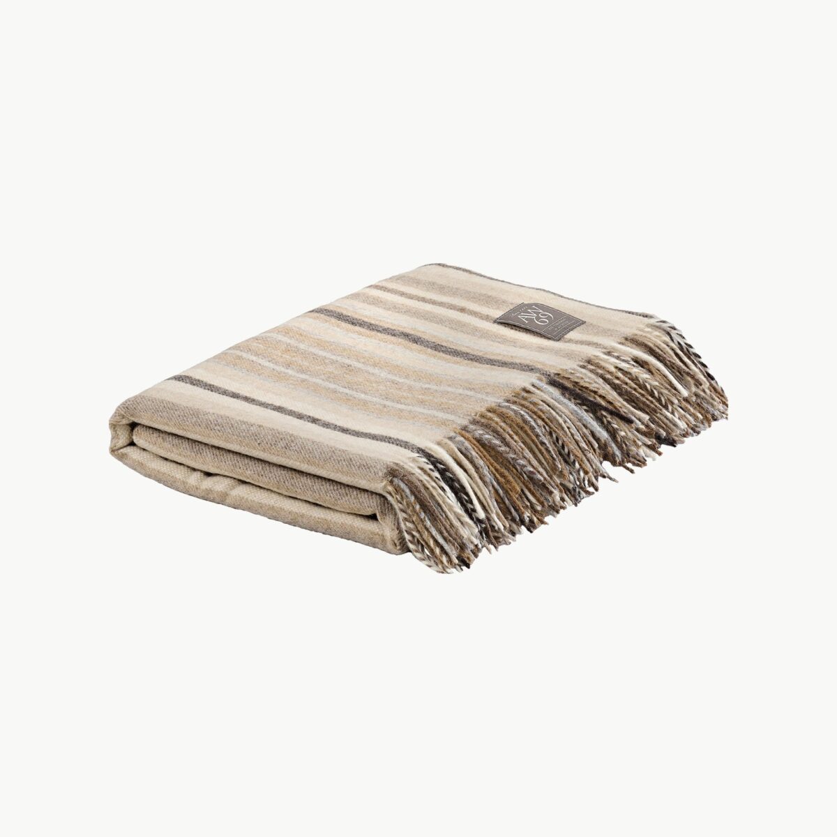 Artwood Derby Stripe Pledd Beige 140×185 cm