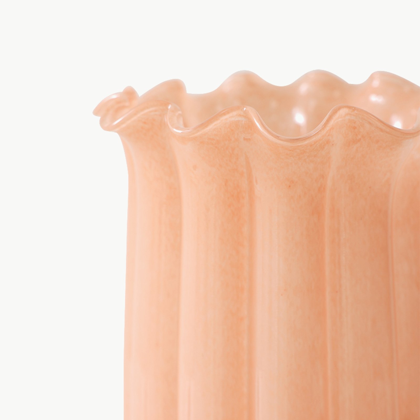 HKliving High Vase glassvase i fersken – bilde 3