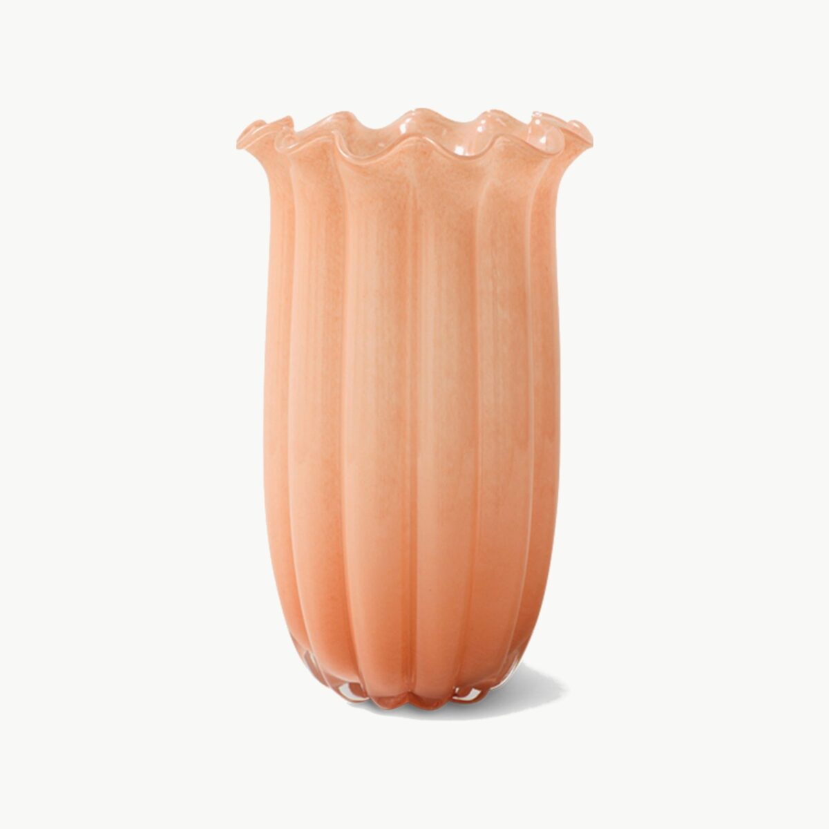 HKliving High Vase glassvase i fersken