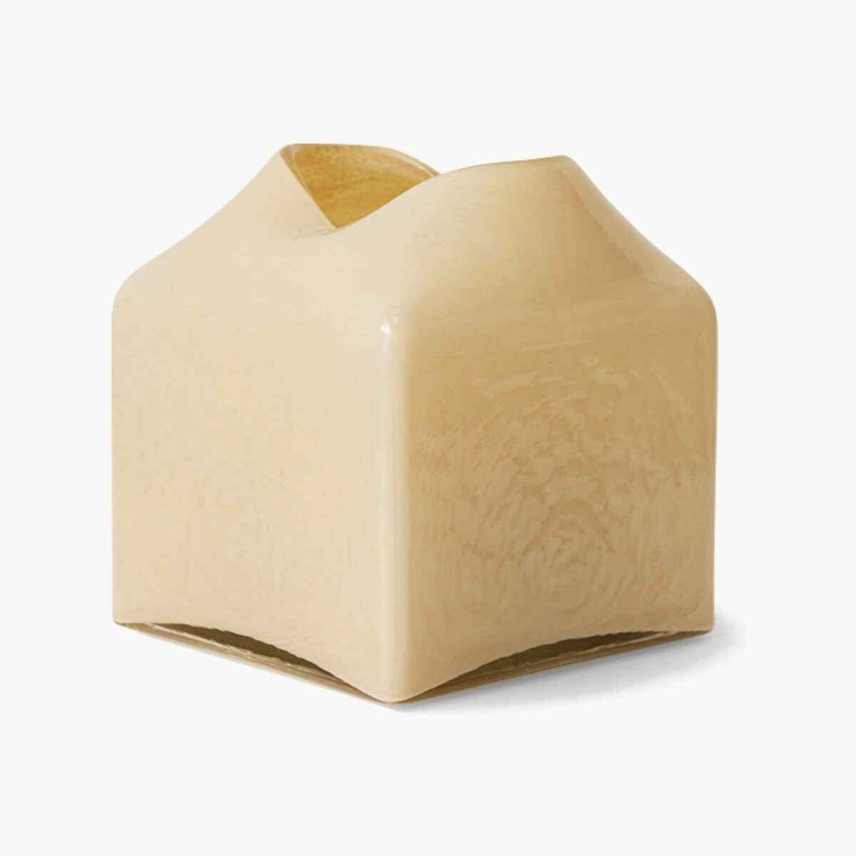 HKliving Forma glassvase i krem – bilde 2