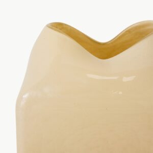 HKliving Forma glassvase i krem – bilde 3