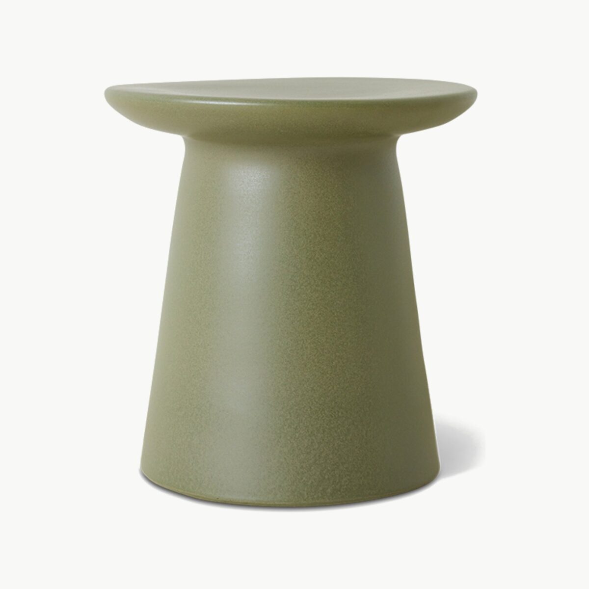 HKliving sidebord i keramikk, army grønn