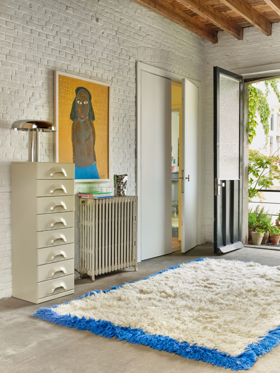 HKliving Mushroom bordlampe i krom – bilde 4