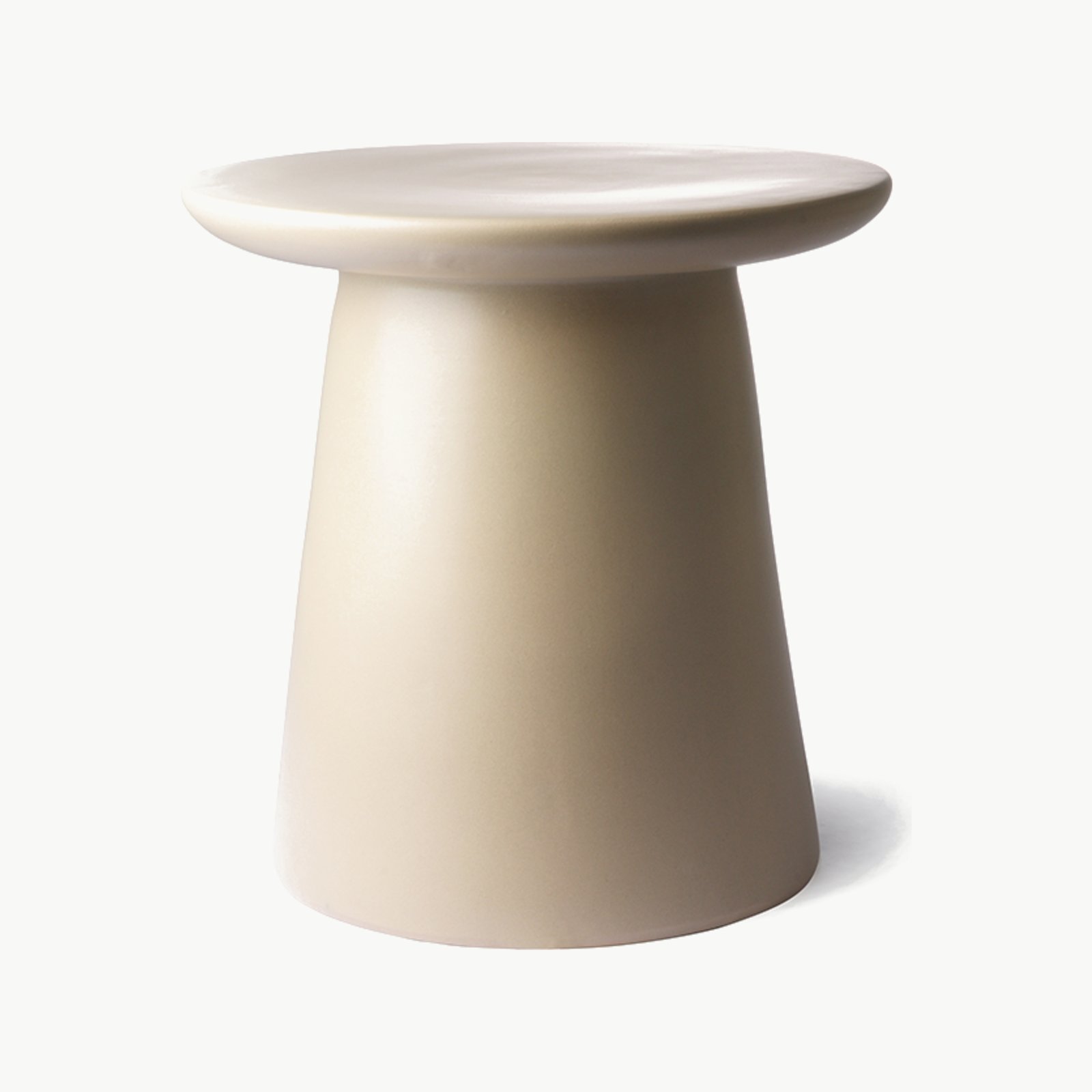 HKliving sidebord i keramikk, krem 40 cm – bilde 2
