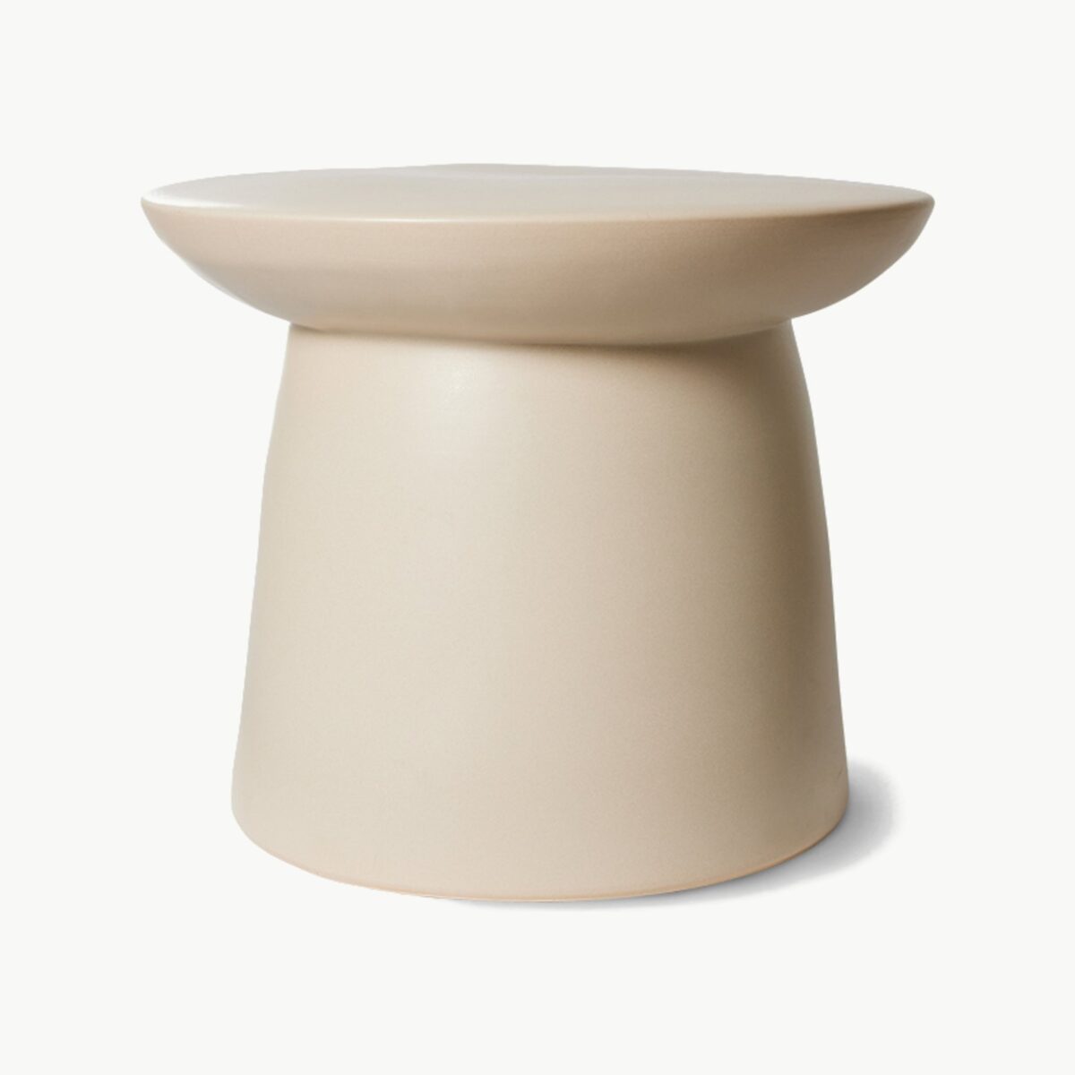 HKliving sidebord i keramikk, krem