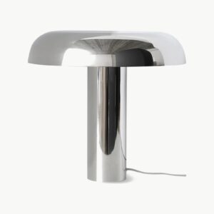 HKliving Mushroom bordlampe i krom