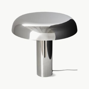 HKliving Mushroom bordlampe i krom – bilde 2