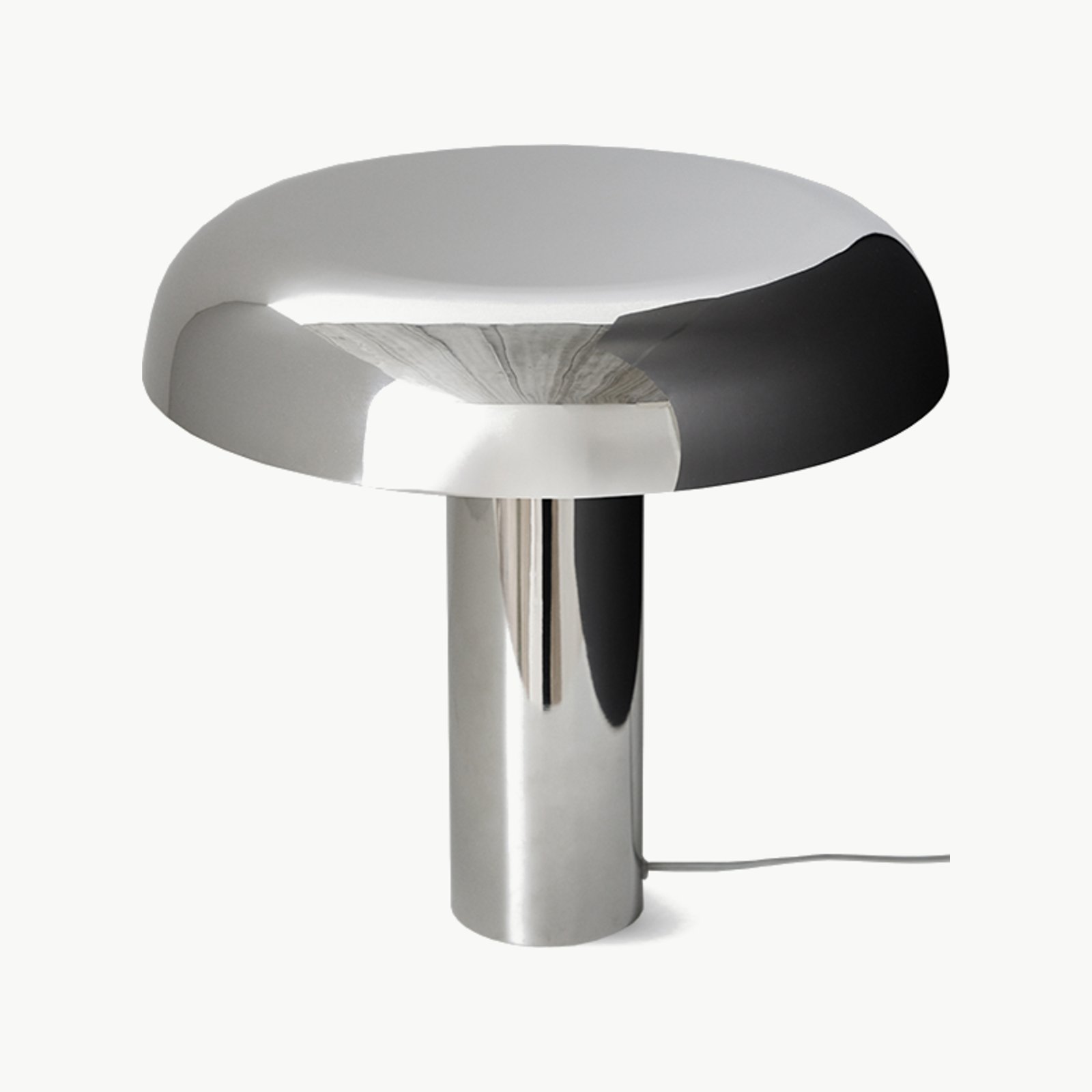 HKliving Mushroom bordlampe i krom – bilde 2