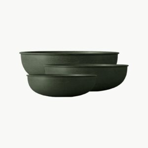 DBKD Out Bowl, tre skåler i grønn metall