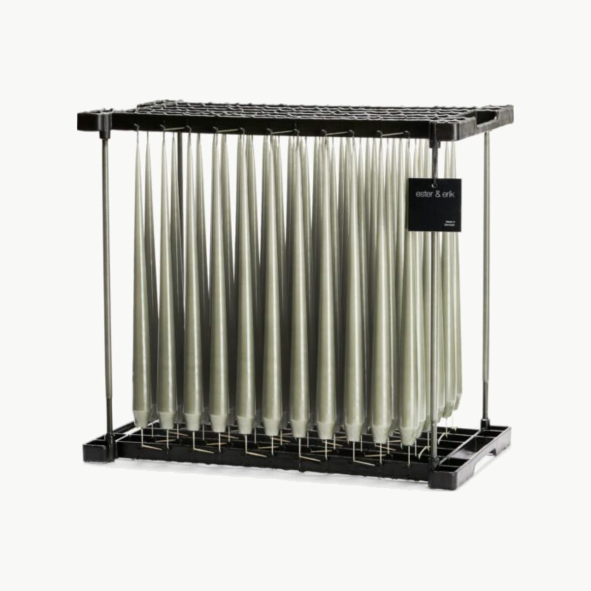 Stagelys 32 cm i Artichoke lakk fra Ester & Erik i stativ