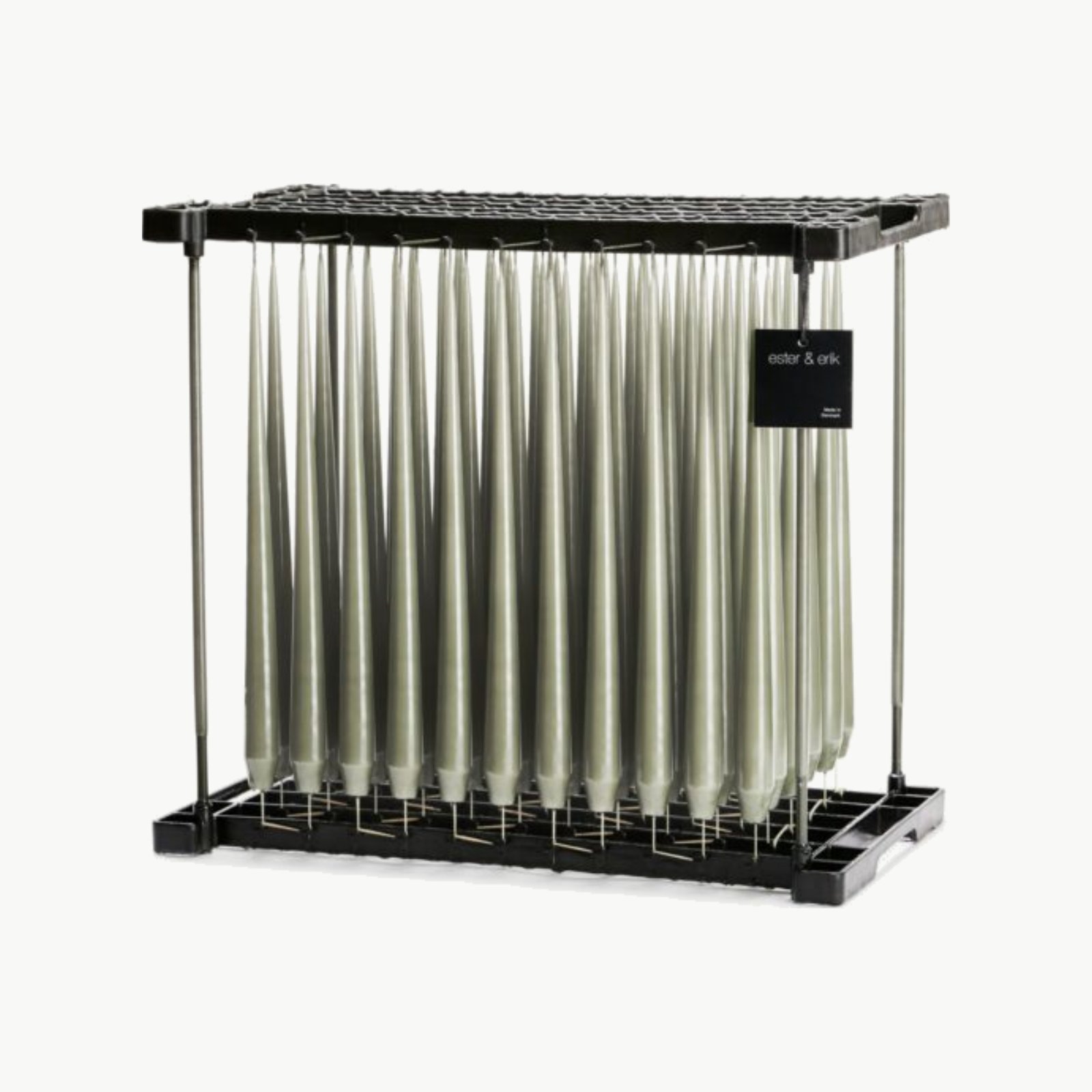 Stagelys 32 cm i Artichoke lakk fra Ester & Erik i stativ