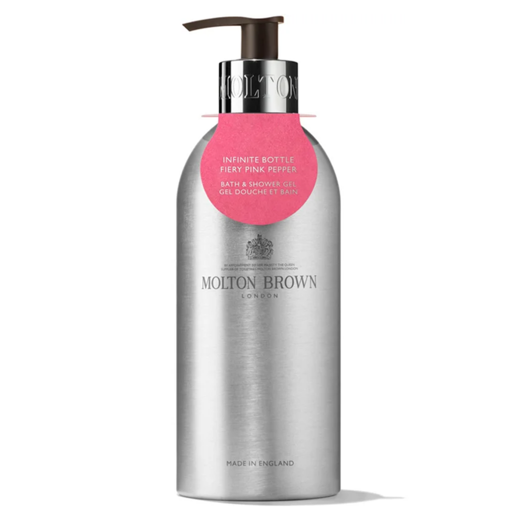 Molton Brown Fiery Pink Pepper Bath & Shower Gel 400ml - Infinite Bottle