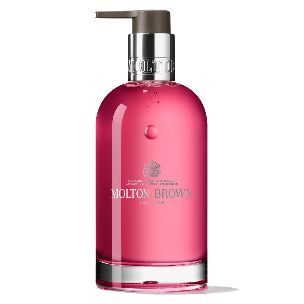 Molton Brown Fiery Pink Pepper Fine Liquid Hand Wash 200ml - Glass Bottle