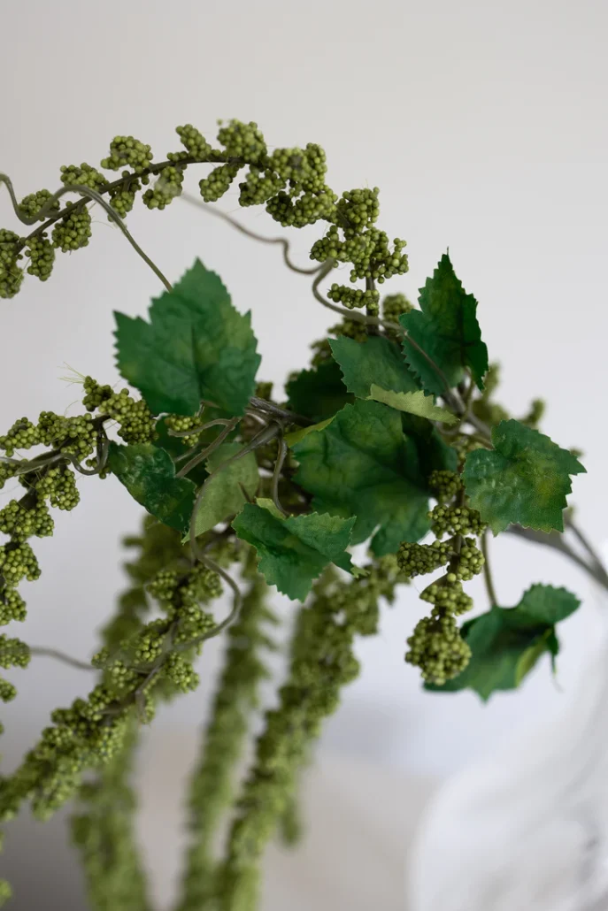 Oppdag Objects Bloom sine kunstige blomster. 3D printet med fokus på bærekraftige materialer. Nydelig og naturtro kunstig grønn Amaranthus 68cm